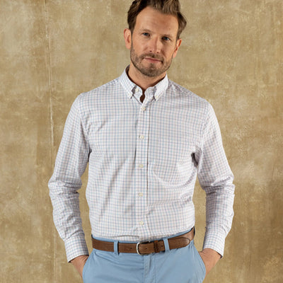 Cotton Twill Sport Shirt - Pale Pink