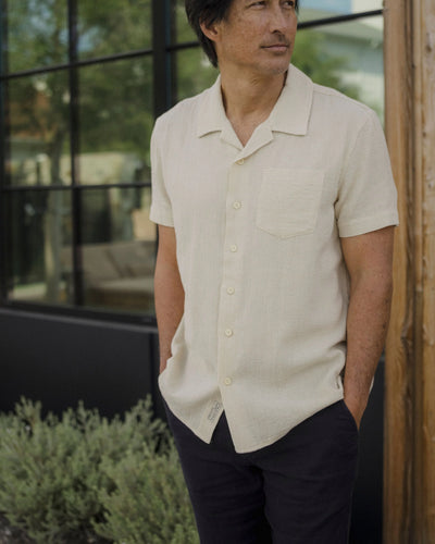 Wiziwigi Cabana Shirt - Pelican White