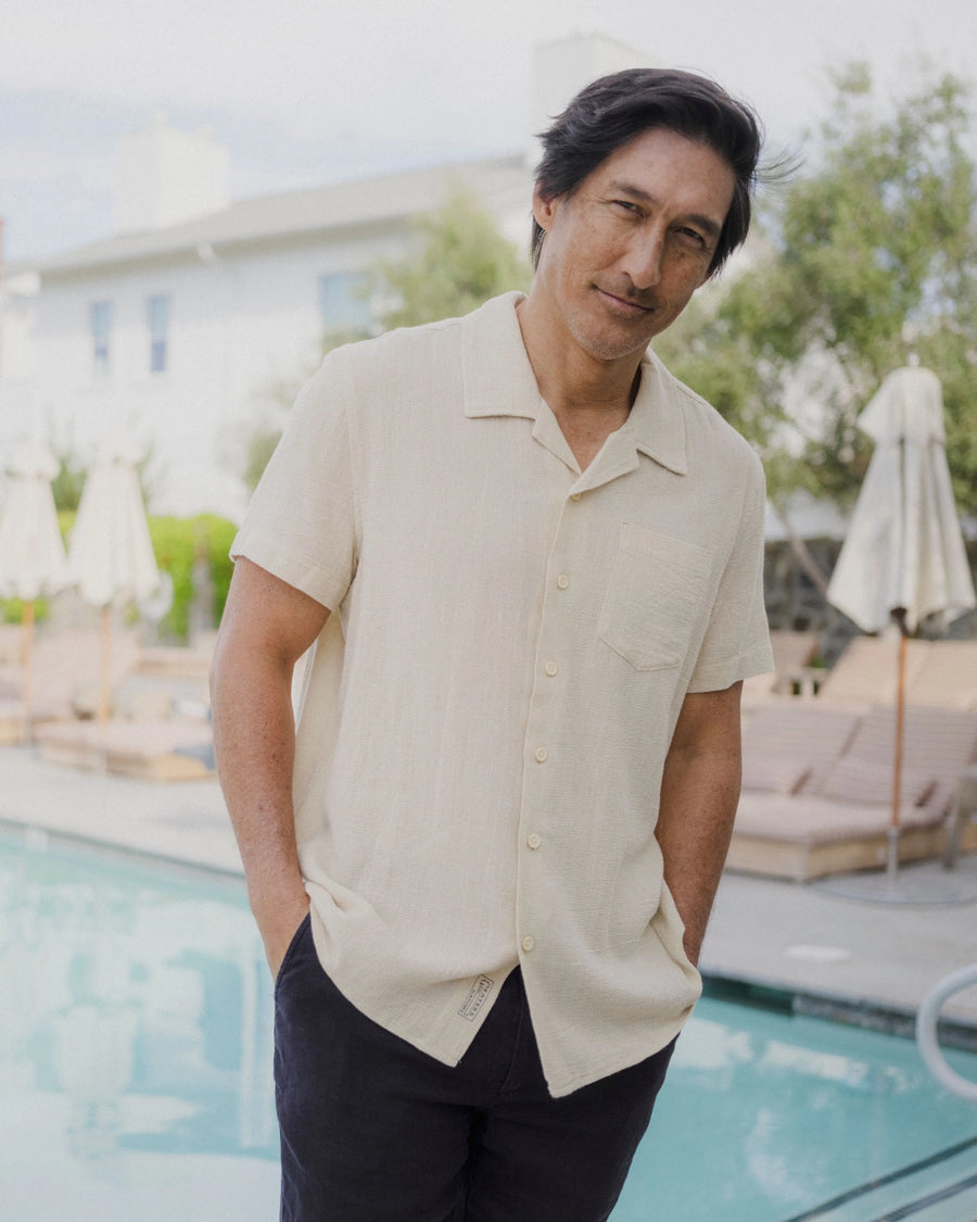 Wiziwigi Cabana Shirt - Pelican White