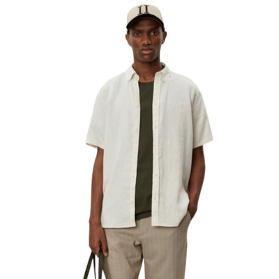 Kris Linen Short Sleeve Shirt - Ivory