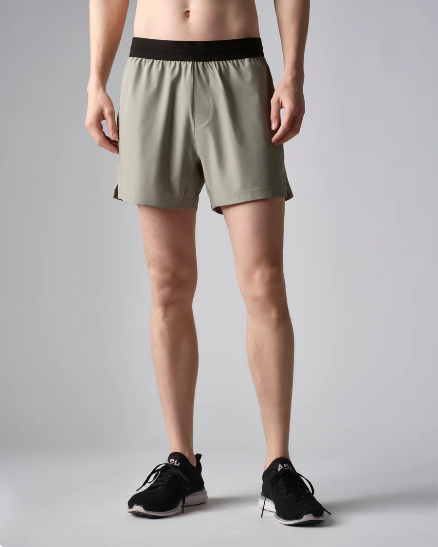 5" Mako Tech Short Unlined - Sage Green