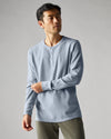 Waffle Henley - Slate Blue