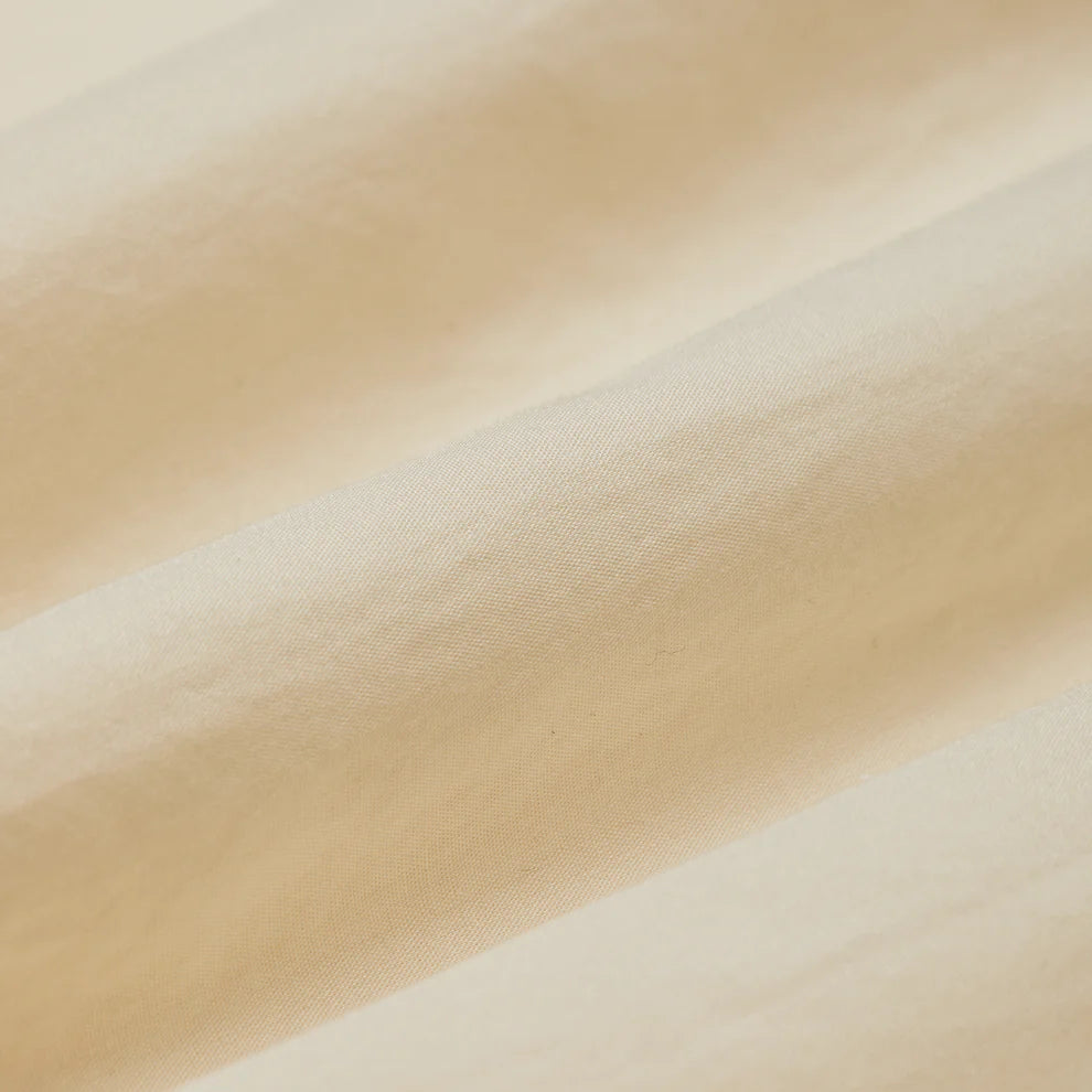 Washed Feather Cloth Shirt - Ivory