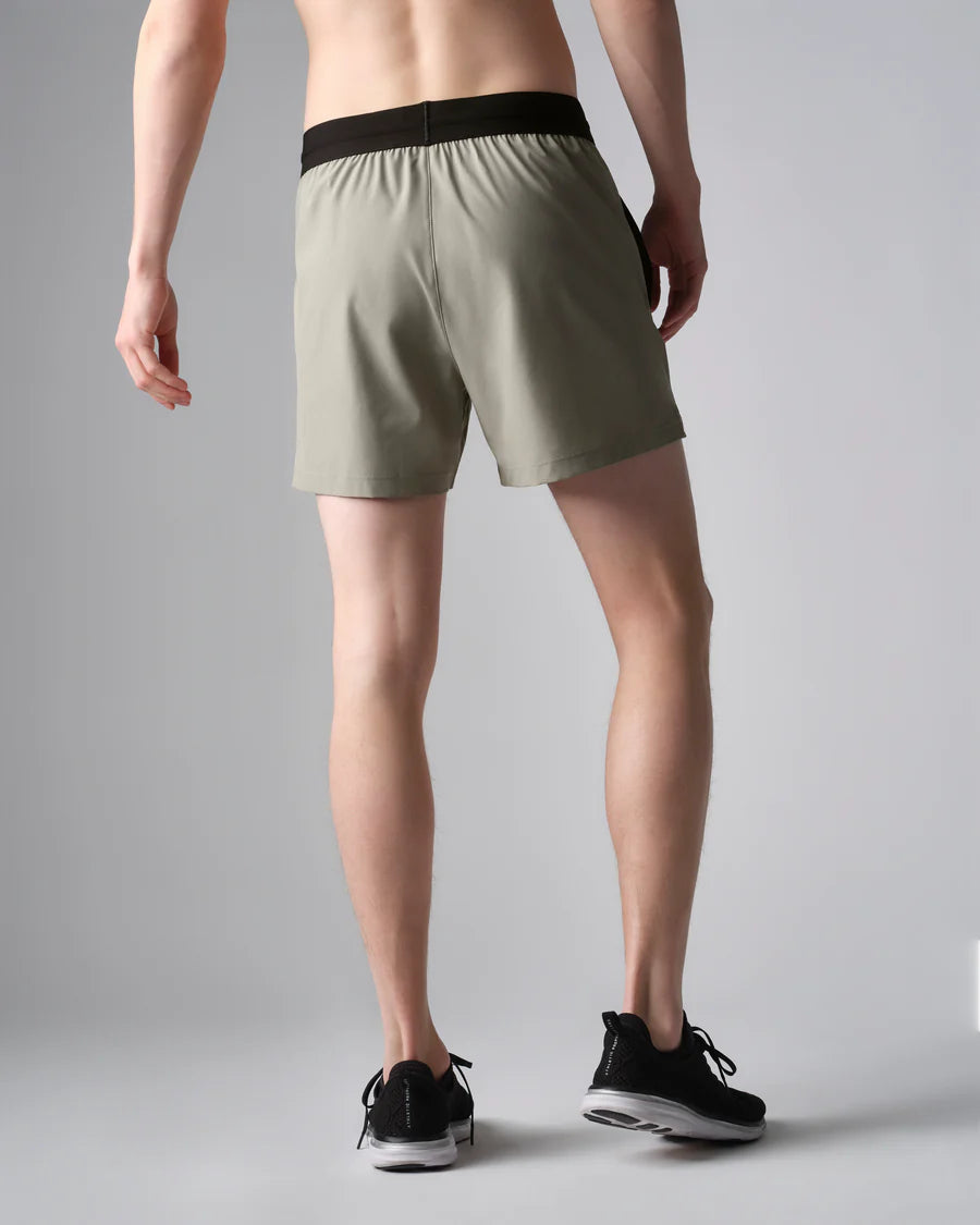 5" Mako Tech Short Unlined - Sage Green