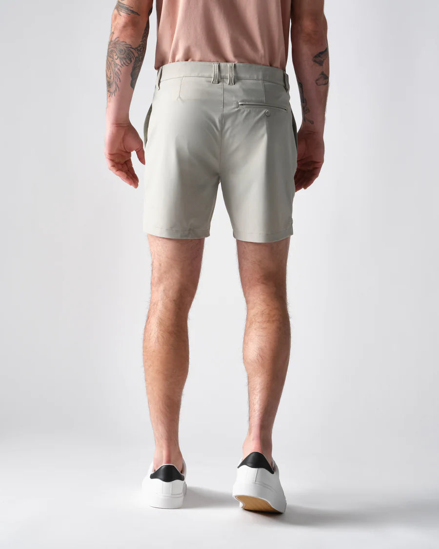 6" Resort Short - London Fog