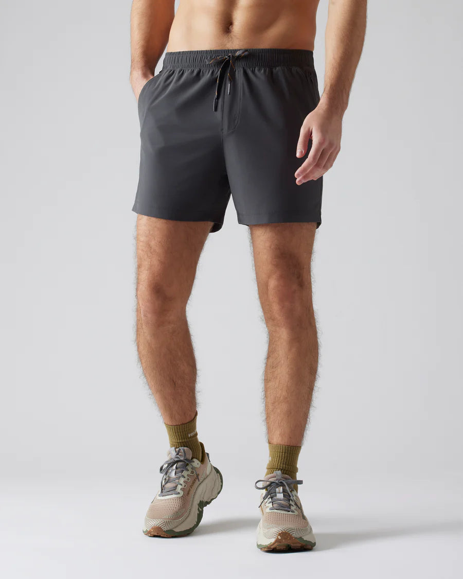 5" Pursuit Short - Unlined - Asphalt