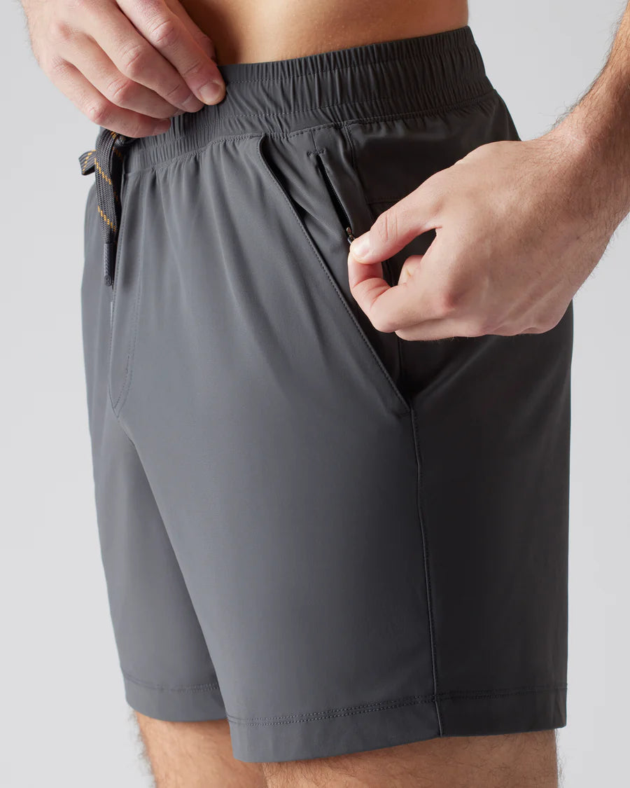 5" Pursuit Short - Unlined - Asphalt