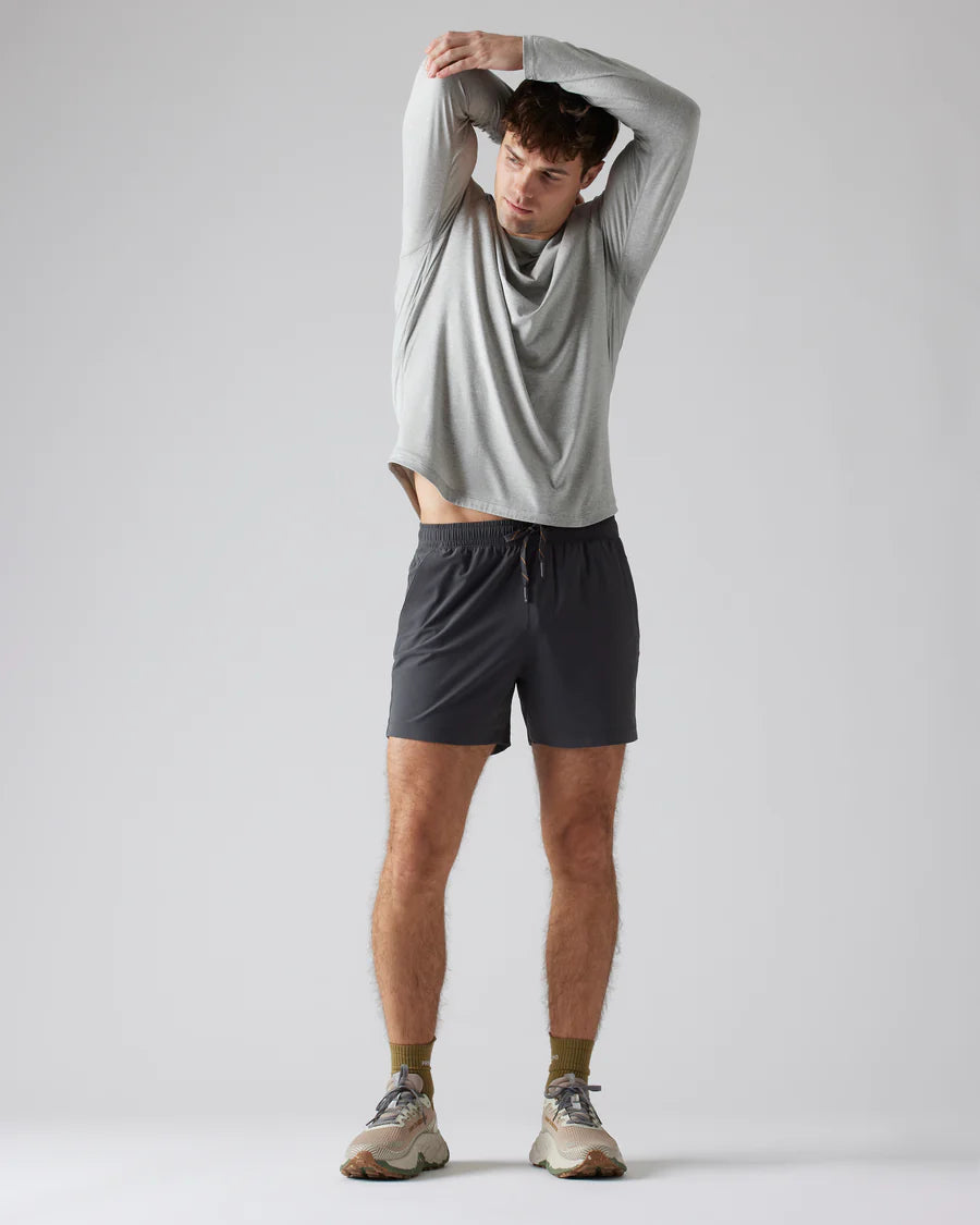 5" Pursuit Short - Unlined - Asphalt