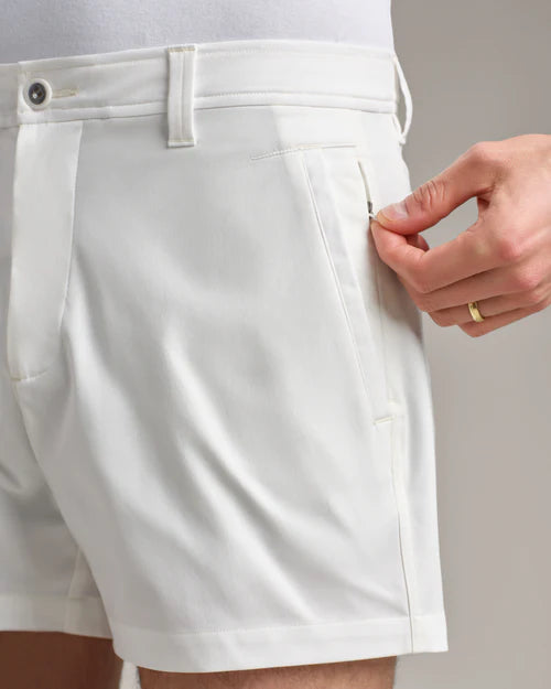 5" Nomad Tech Chino Short - White Onyx