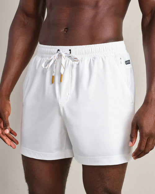 5" Pursuit Short - Lined - White