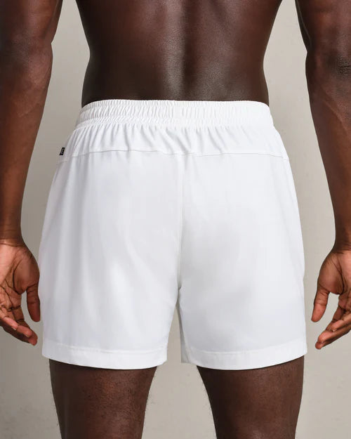 5" Pursuit Short - Lined - White