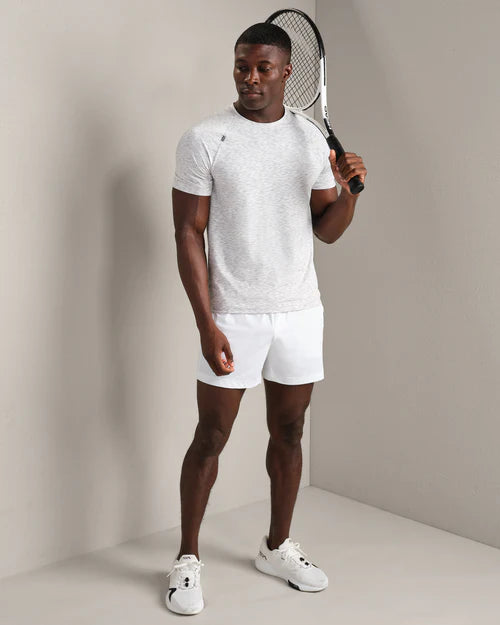 5" Pursuit Short - Lined - White