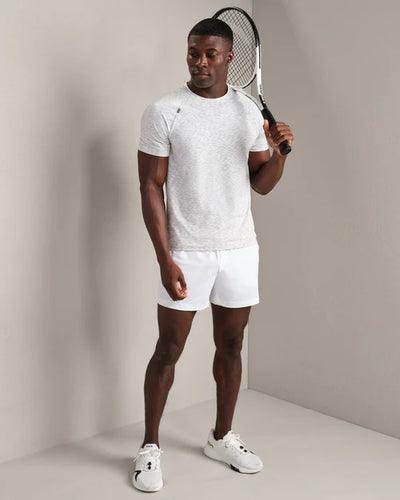 5" Pursuit Short - Lined - White