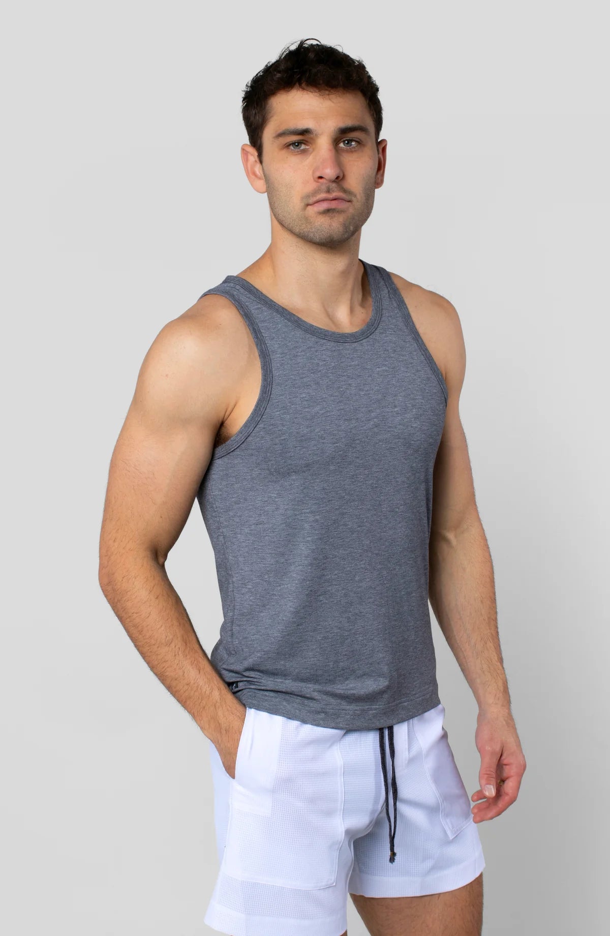 Core Tank - Heathered Gray
