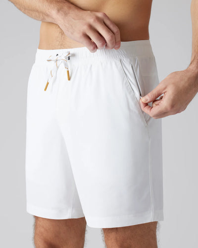 7" Pursuit Short - Lined - White