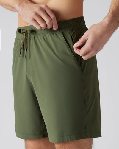 7" Pursuit Short -Unlined - Lichen Green