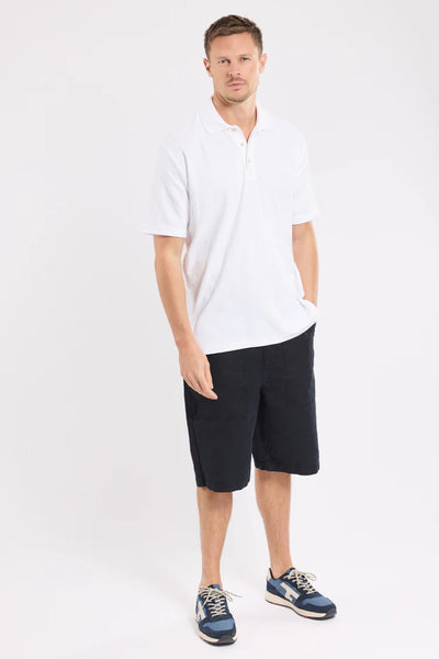 Heritage Terry Polo Shirt - Blanco