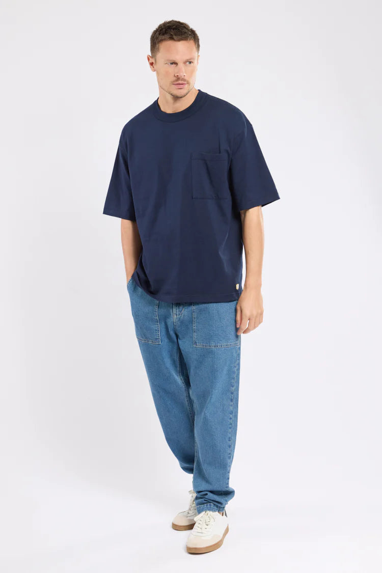 Heritage Loose Fit Pocket T-Shirt - Marine Deep