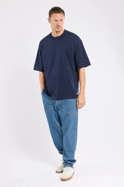 Heritage Loose Fit Pocket T-Shirt - Marine Deep