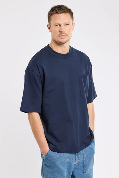 Heritage Loose Fit Pocket T-Shirt - Marine Deep