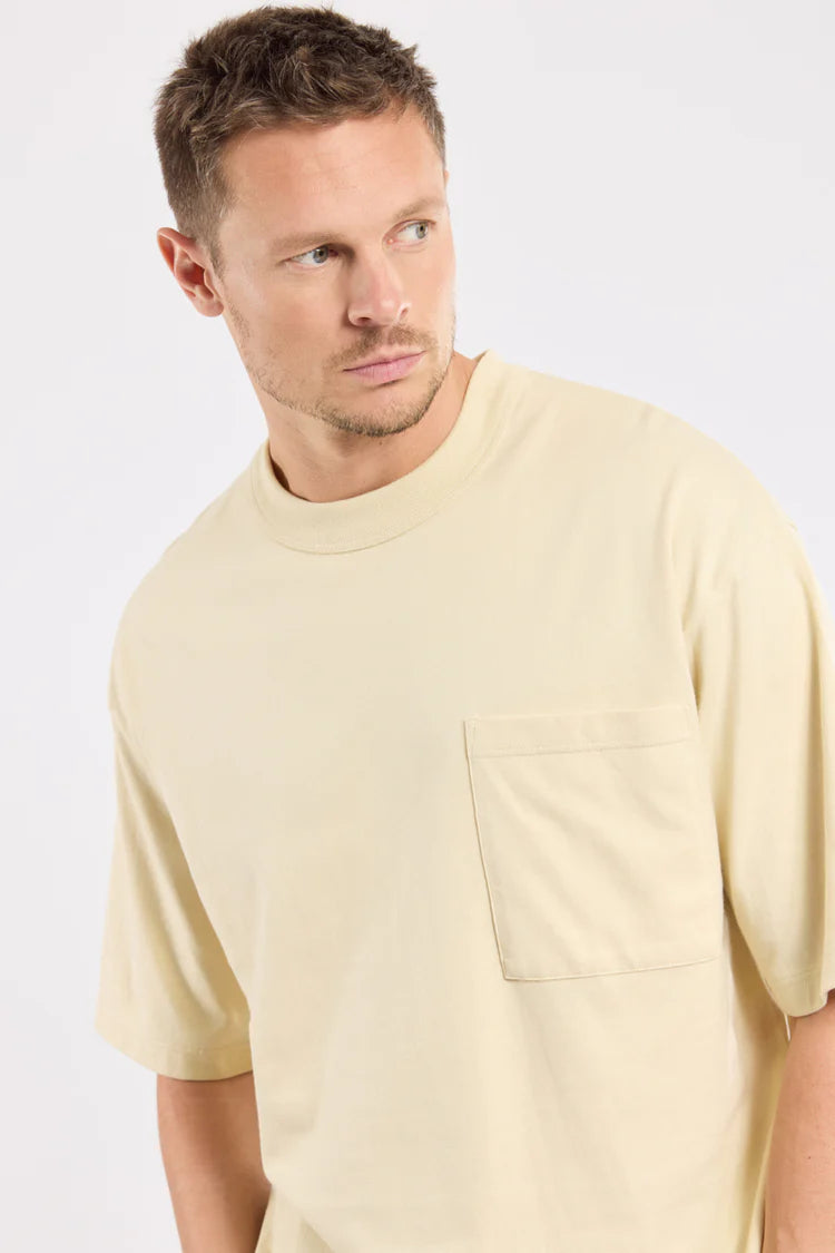 Heritage Loose Fit Pocket T-Shirt - Gravel