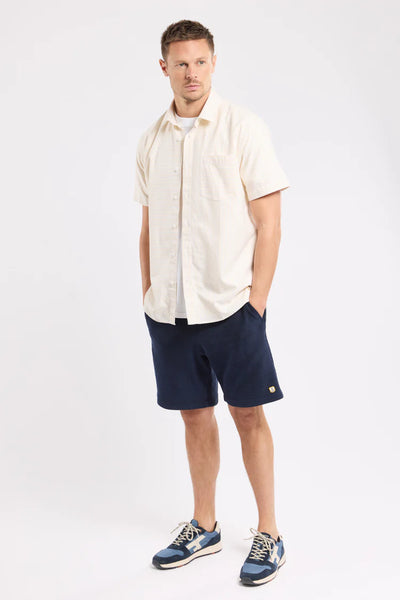 Short Sleeve Stripe Shirt - Gravel