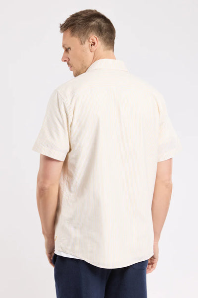 Short Sleeve Stripe Shirt - Gravel