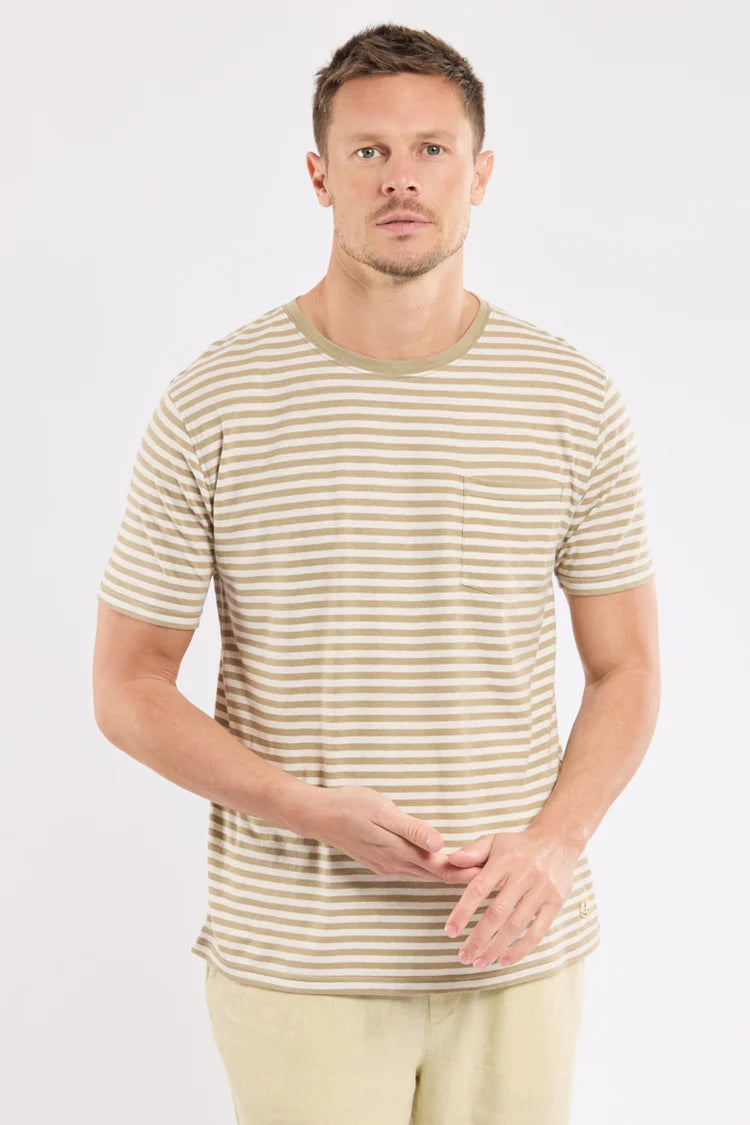Heritage Striped Breton Stripe - Treehouse/Nature