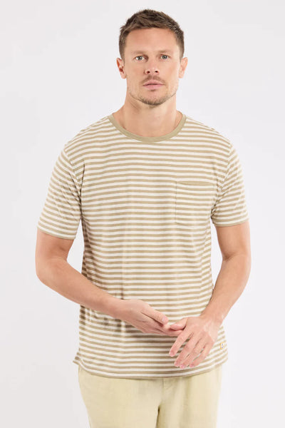 Heritage Striped Breton Stripe - Treehouse/Nature