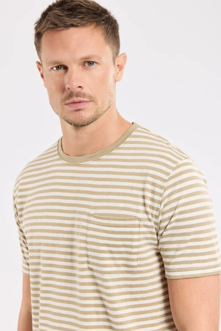 Heritage Striped Breton Stripe - Treehouse/Nature