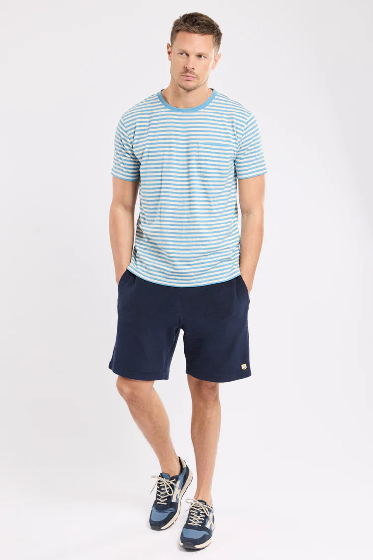 Heritage Striped Breton Stripe - Waterfall/Nature