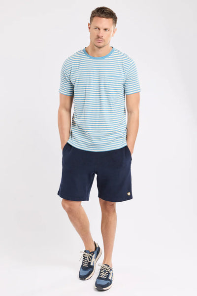 Heritage Striped Breton Stripe - Waterfall/Nature
