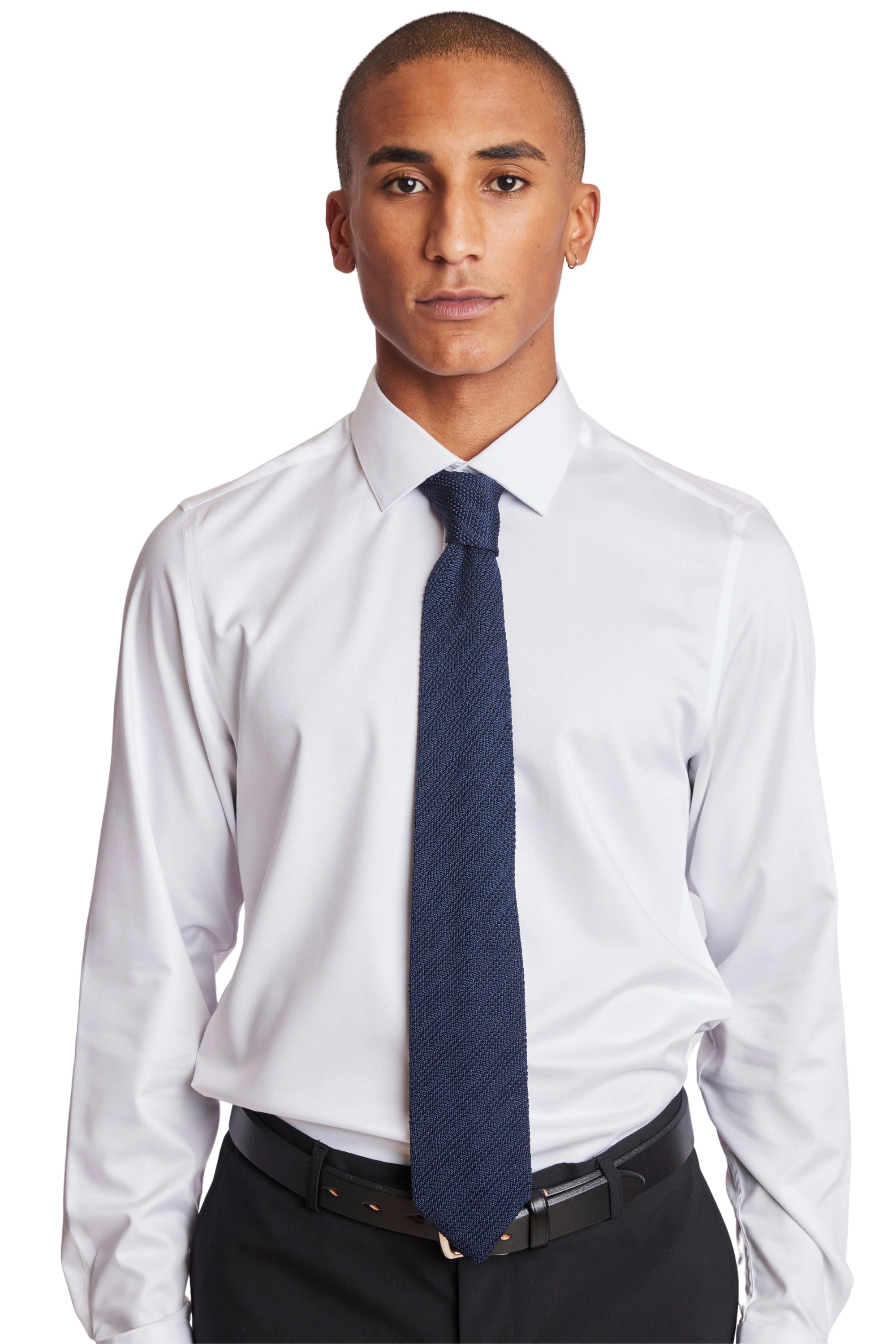 Knit Tie - Navy