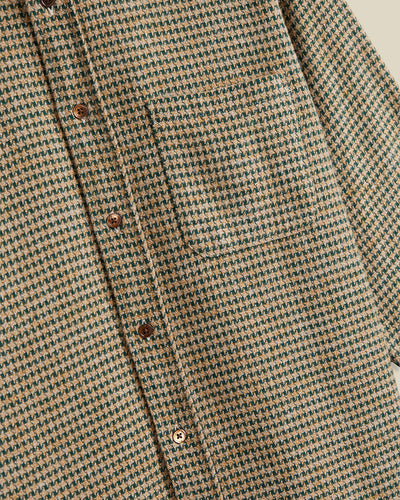 Pied Poule Houndstooth - Dark Green
