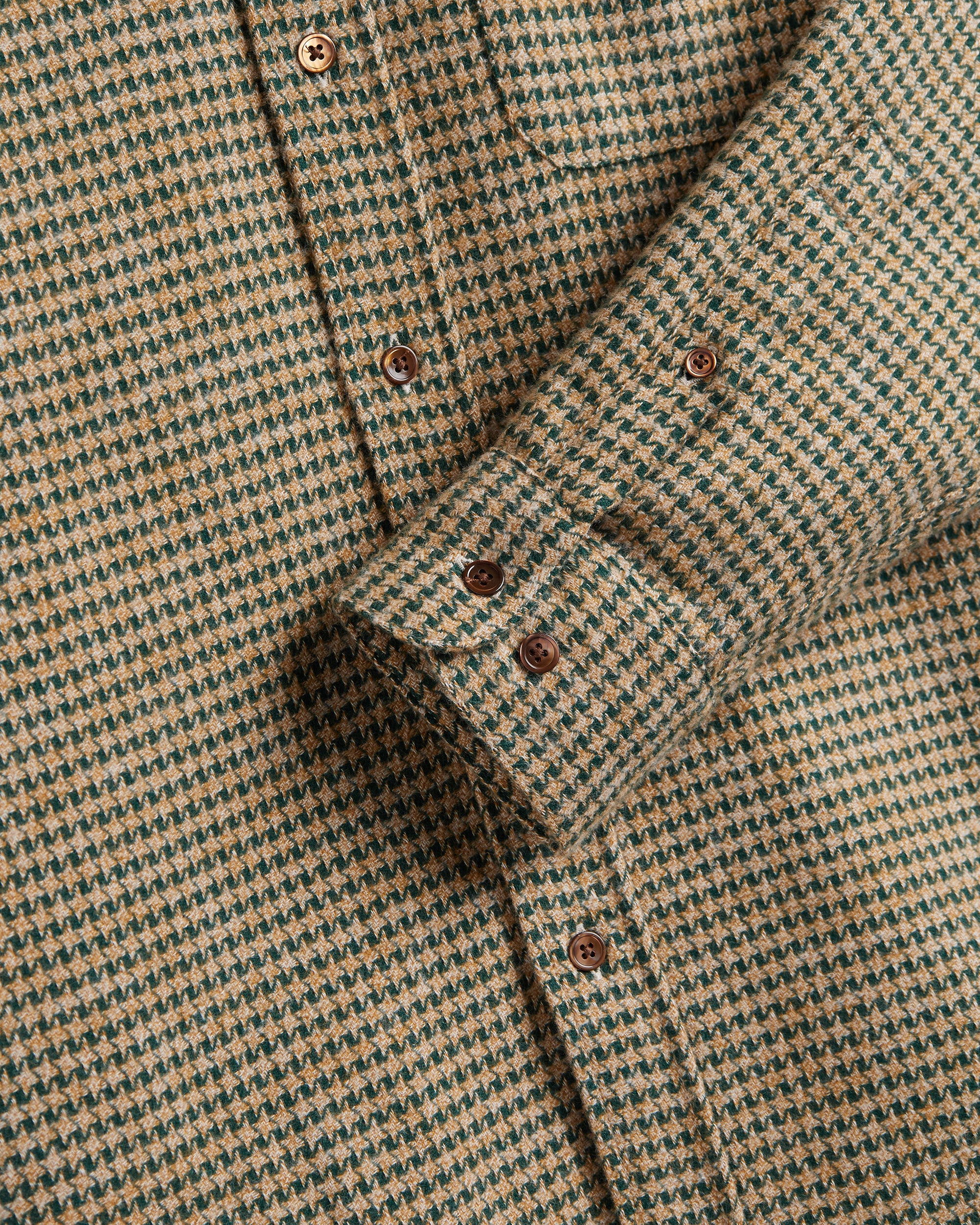 Pied Poule Houndstooth - Dark Green
