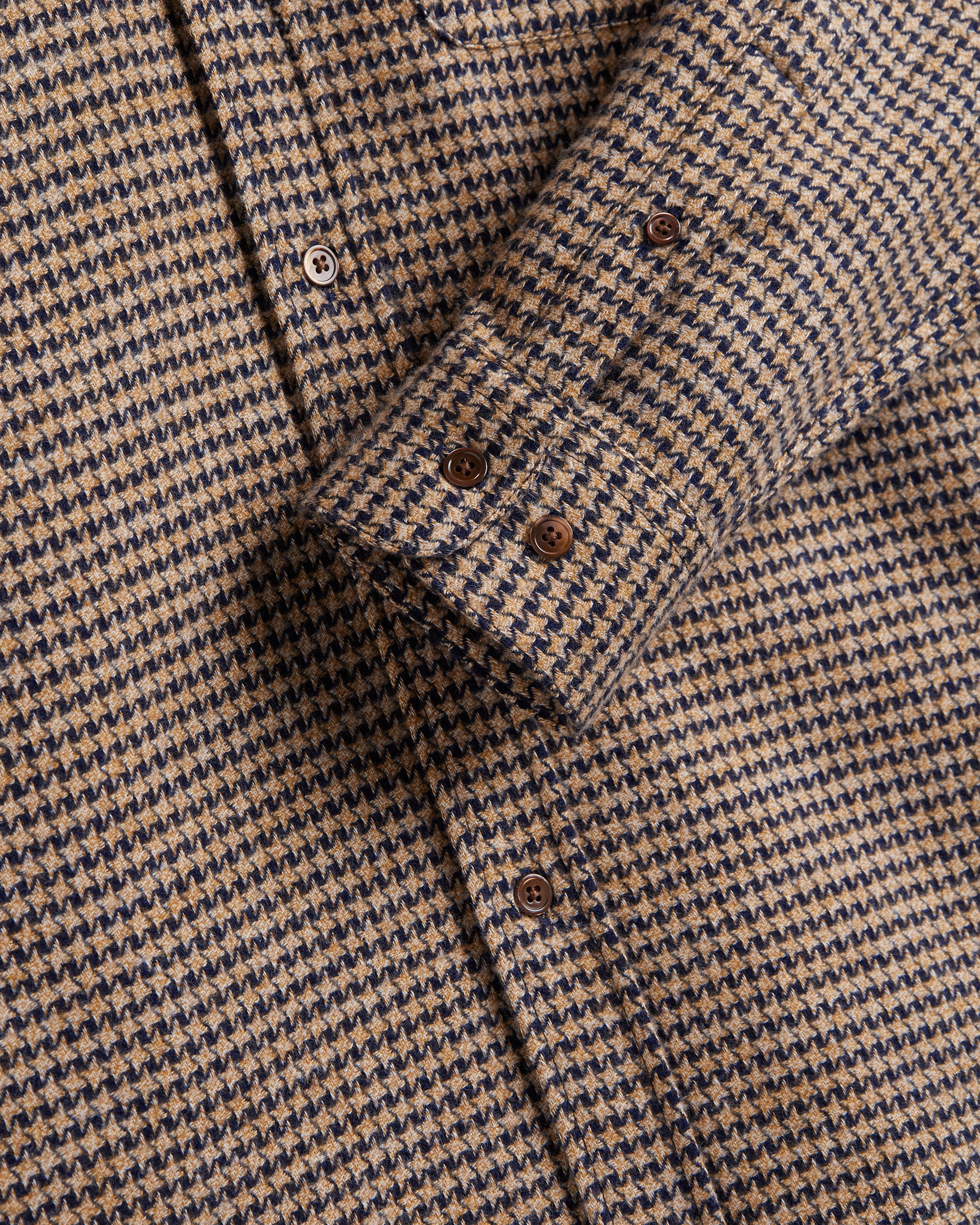 Pied Poule Houndstooth - Navy