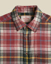 Alpi Flannel Shirt - Red & Pine