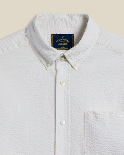 Atlantico Seersucker Shirt - White