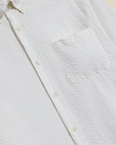 Atlantico Seersucker Shirt - White