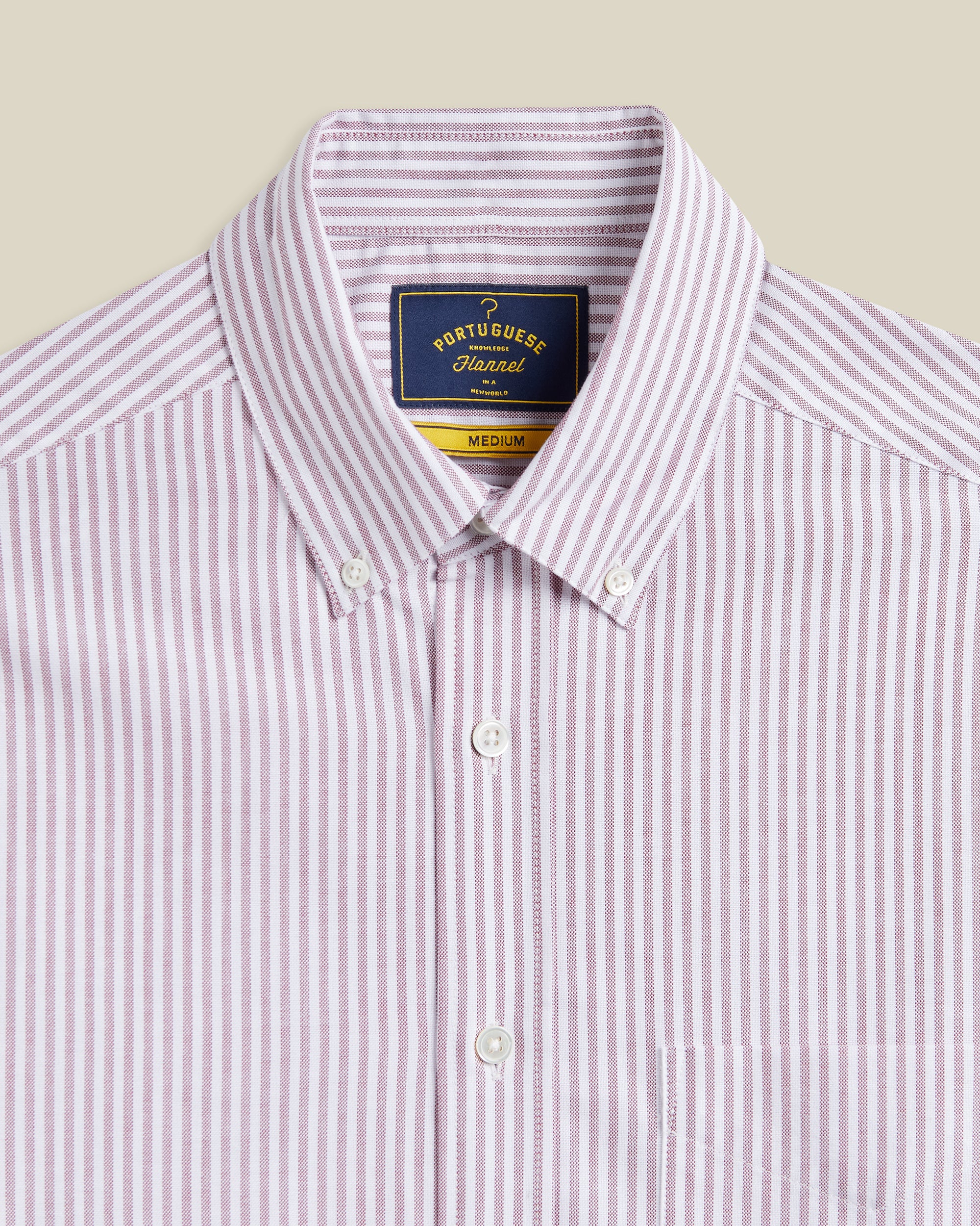 Belavista Stripe Oxford - Bordeaux