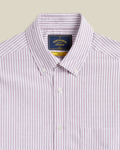 Belavista Stripe Oxford - Bordeaux