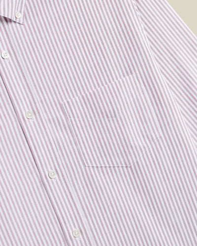 Belavista Stripe Oxford - Bordeaux