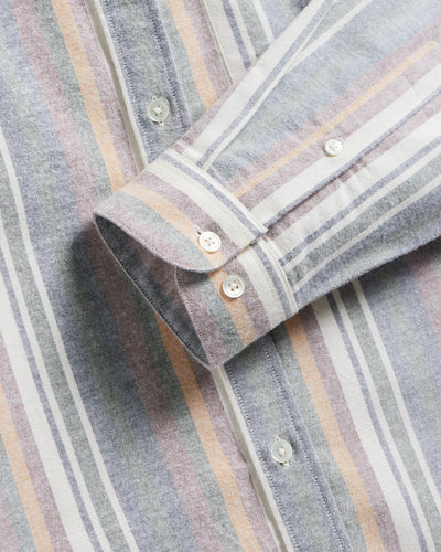 Brushed Oxford - Multi Stripe