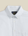 Brushed Oxford Stripe - Light Blue