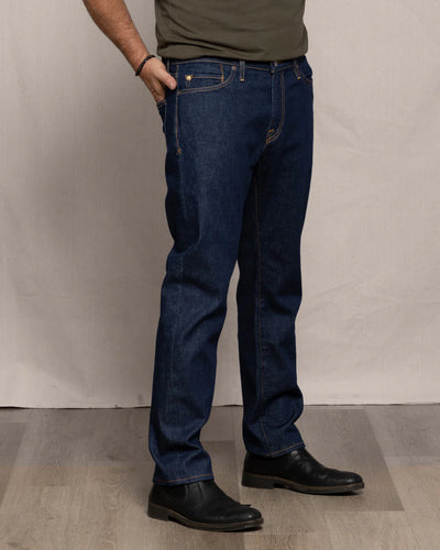 Brodie Athletic Tapered Denim - Dark Rinse