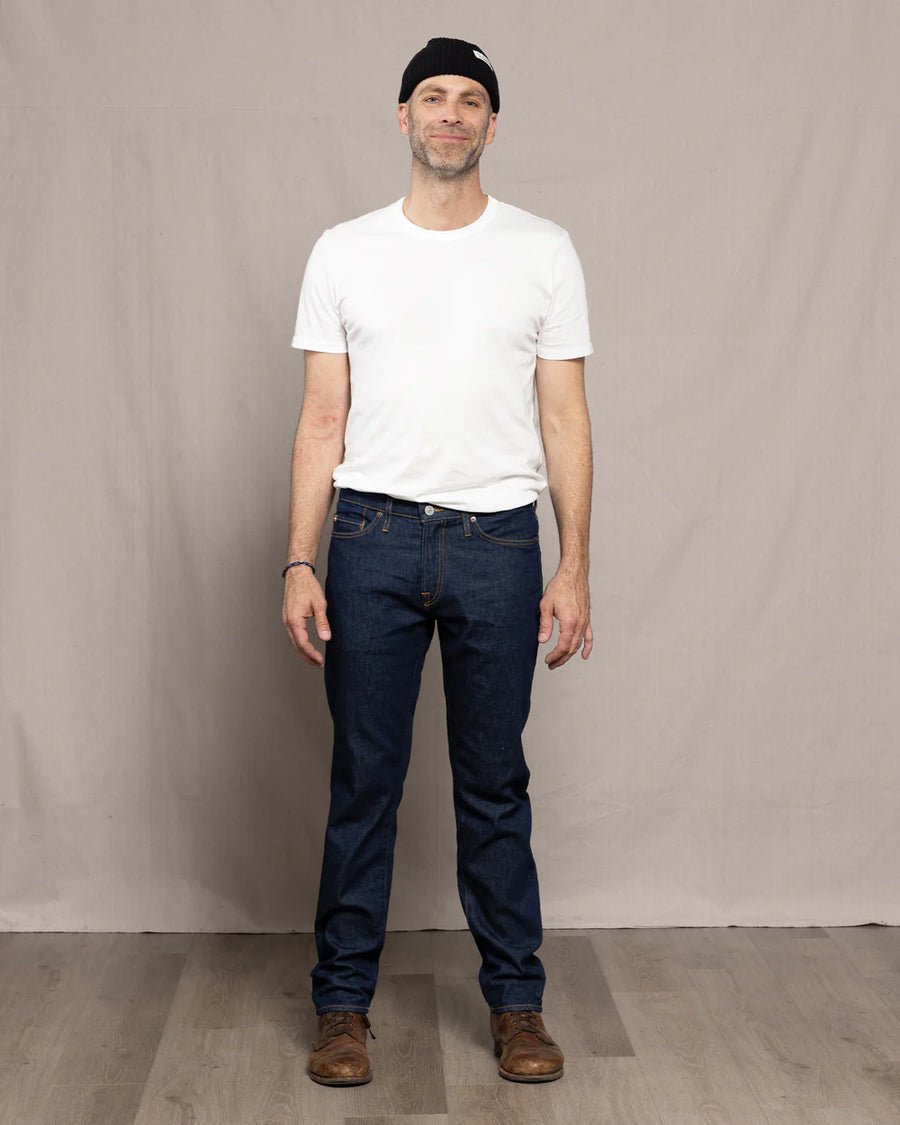 Brodie Athletic Tapered Denim - Dark Rinse