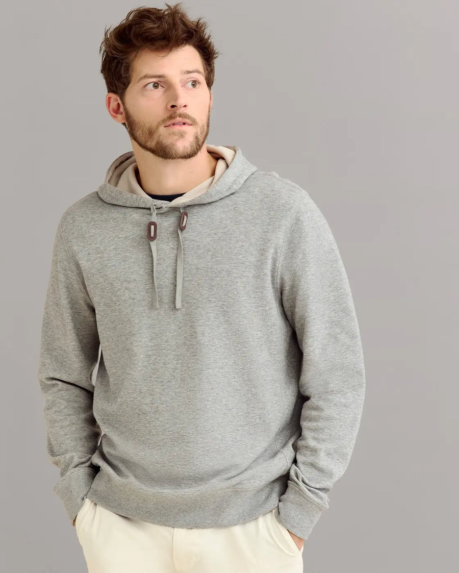 Rib Hoodie Pullover - Flint Gray