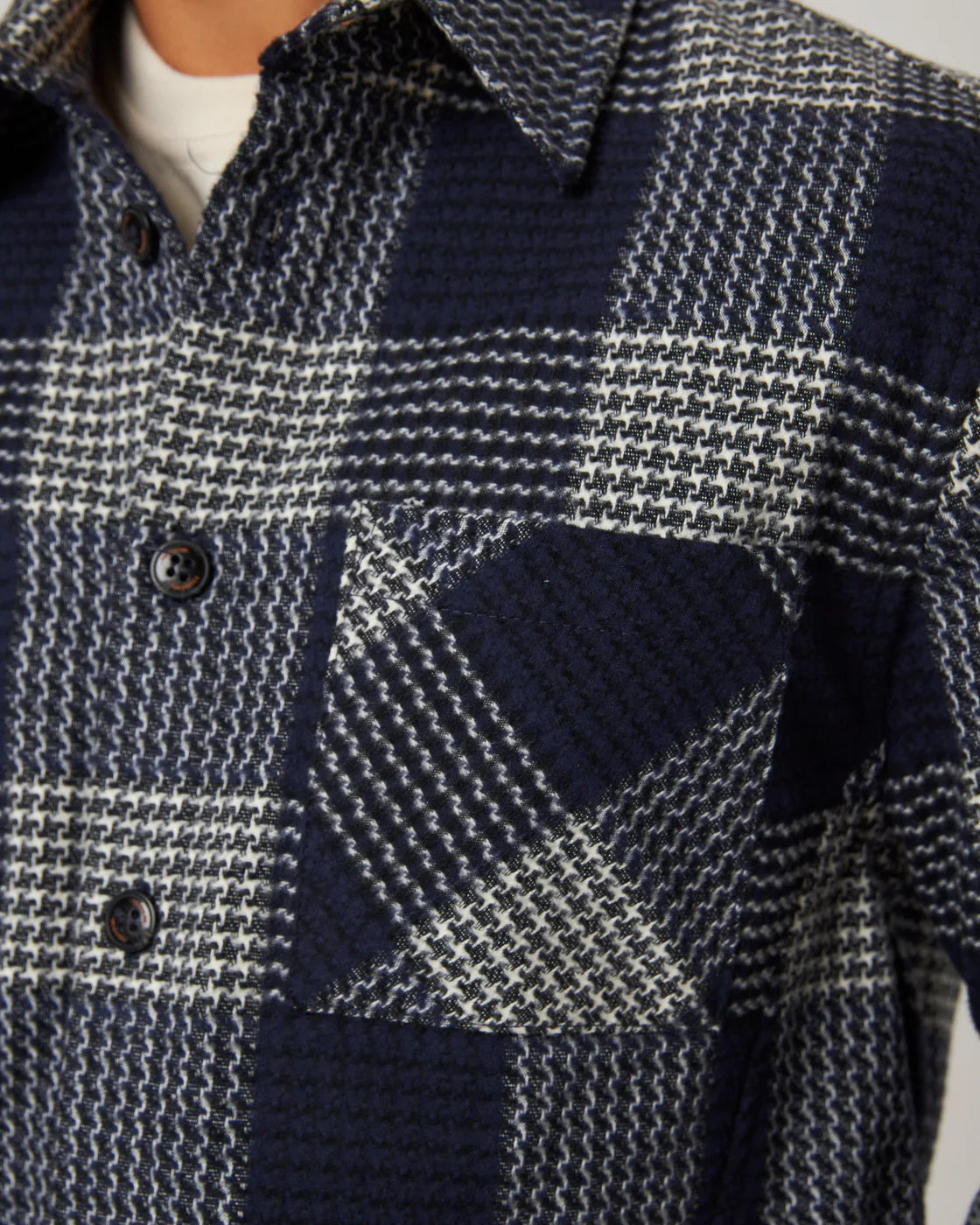 Blunt Overshirt - Navy William Check
