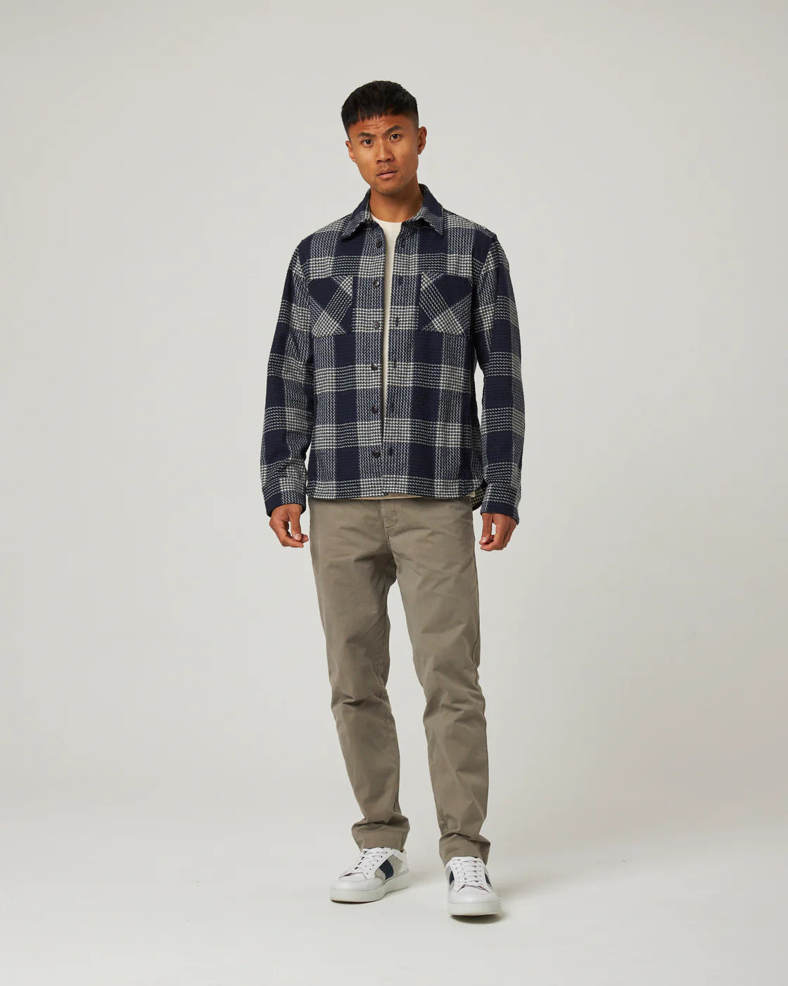 Blunt Overshirt - Navy William Check