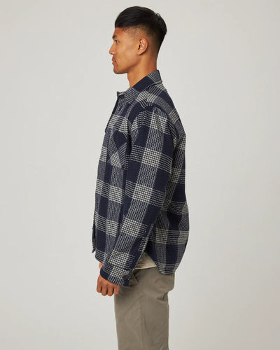 Blunt Overshirt - Navy William Check